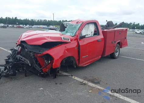 2019 Ram 2500 Tradesman 4X2 8' Box z USA, uszkodzony, nr VIN 3C6MR4AJ8KG564961